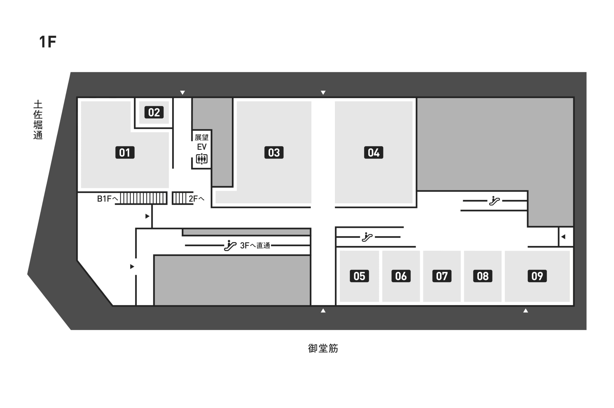 1F フロアマップ
