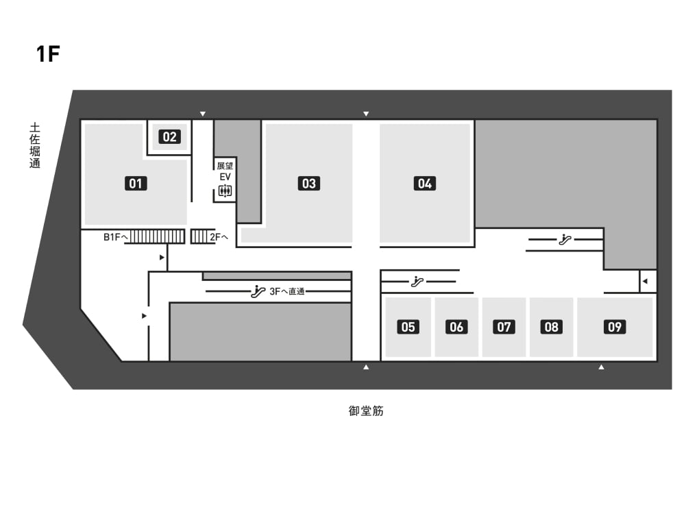 1F フロアマップ