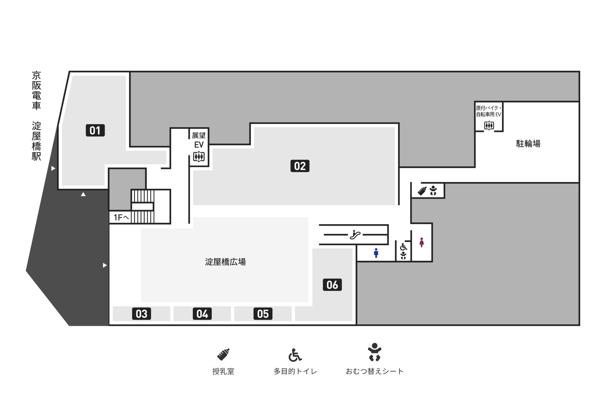 B1F フロアマップ