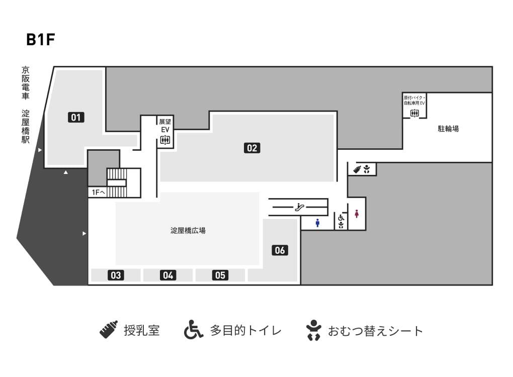 B1F フロアマップ